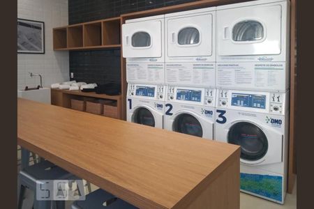 Apartamento para alugar com 34m², 2 quartos e 1 vaga Apartamento para alugar com 34m², 2 quartos e 1 vagaÁrea Comum - Lavanderia