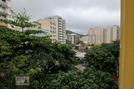 Vista da Sala de apartamento para alugar com 1 quarto, 62m² em Botafogo, Rio de Janeiro