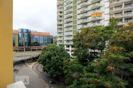 Vista da Sala de apartamento para alugar com 1 quarto, 62m² em Botafogo, Rio de Janeiro