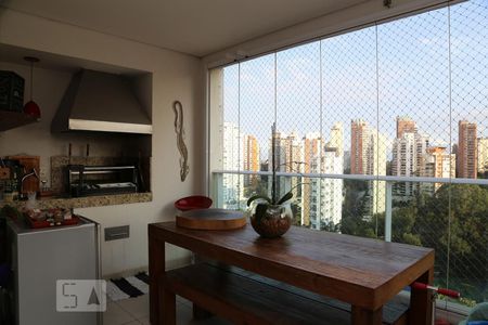 Varanda gourmet de apartamento à venda com 3 quartos, 129m² em Paraíso do Morumbi, São Paulo