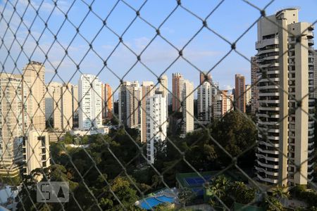 Vista da Varanda de apartamento à venda com 3 quartos, 129m² em Paraíso do Morumbi, São Paulo
