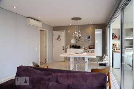 Sala de apartamento à venda com 3 quartos, 129m² em Paraíso do Morumbi, São Paulo