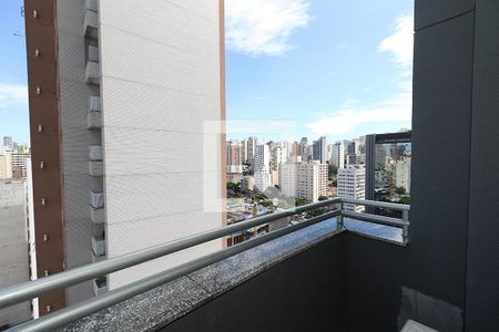 Varanda da Sala de apartamento para alugar com 1 quarto, 45m² em Pinheiros, São Paulo