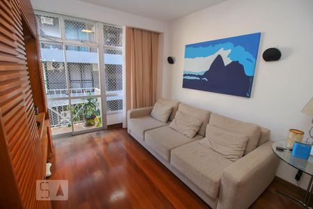 Sala de Estar de apartamento para alugar com 3 quartos, 129m² em Botafogo, Rio de Janeiro