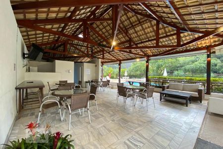 Área comum - Churrasqueira de kitnet/studio à venda com 1 quarto, 63m² em Paraíso do Morumbi, São Paulo