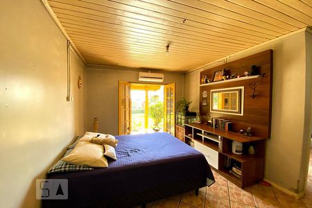 Sala e quarto de casa para alugar com 2 quartos, 120m² em Feitoria, São Leopoldo