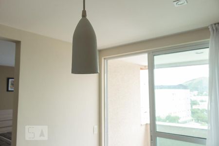 Detalhe da sala de apartamento para alugar com 1 quarto, 35m² em Campo Grande, Rio de Janeiro