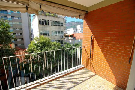 Varanda da Sala de apartamento para alugar com 2 quartos, 75m² em Botafogo, Rio de Janeiro