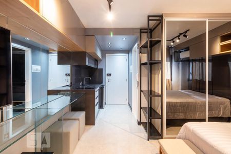 Studio de kitnet/studio para alugar com 1 quarto, 28m² em Indianópolis, São Paulo