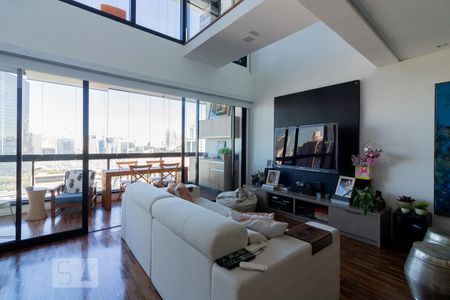 Sala de apartamento à venda com 1 quarto, 123m² em Vila Olímpia, São Paulo