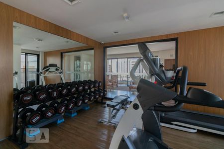 Apartamento à venda com 123m², 1 quarto e 3 vagas Apartamento à venda com 123m², 1 quarto e 3 vagasÁrea comum - Academia