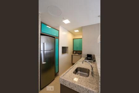 Cozinha de apartamento para alugar com 1 quarto, 42m² em Cristal, Porto Alegre