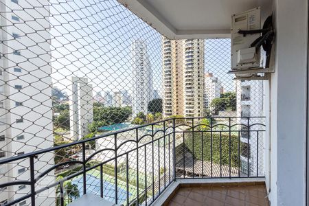 Varanda da Sala de apartamento à venda com 3 quartos, 81m² em Real Parque, São Paulo