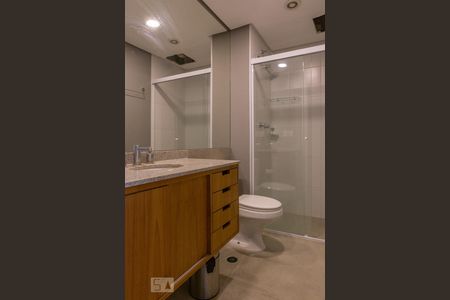 Banheiro de apartamento para alugar com 1 quarto, 52m² em Barra Funda, São Paulo