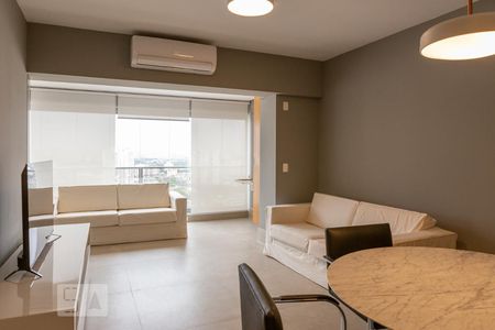 Sala de apartamento para alugar com 1 quarto, 52m² em Barra Funda, São Paulo