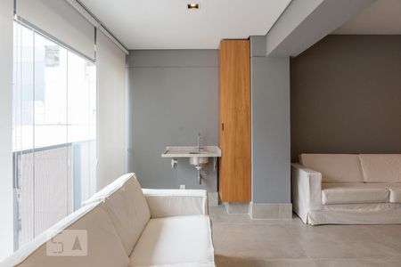 Sacada de apartamento para alugar com 1 quarto, 52m² em Barra Funda, São Paulo