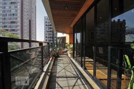 Varanda gourmet de apartamento à venda com 4 quartos, 203m² em Jardim Ampliação, São Paulo