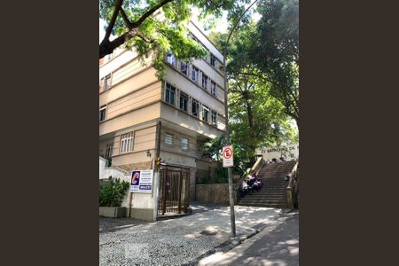 Fachada do Prédio de apartamento para alugar com 1 quarto, 45m² em Leblon, Rio de Janeiro
