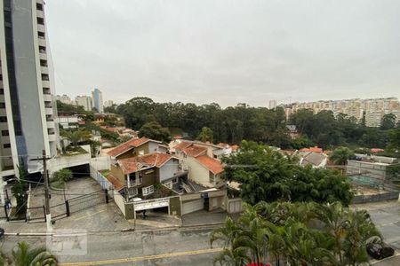 Vista da Sala de apartamento à venda com 1 quarto, 40m² em Paraíso do Morumbi, São Paulo