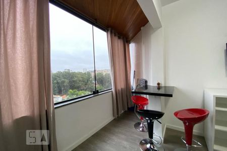 Sala de apartamento à venda com 1 quarto, 40m² em Paraíso do Morumbi, São Paulo
