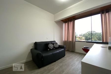 Sala de apartamento à venda com 1 quarto, 40m² em Paraíso do Morumbi, São Paulo