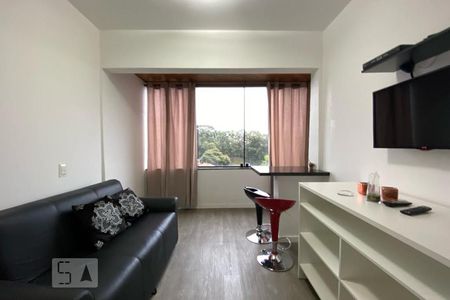 Sala de apartamento à venda com 1 quarto, 40m² em Paraíso do Morumbi, São Paulo