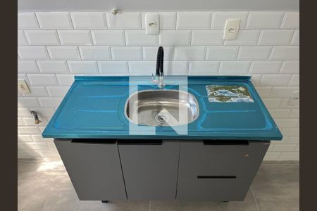 Cozinha de apartamento para alugar com 1 quarto, 50m² em Santa Cecília, São Paulo