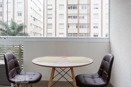 Varanda de apartamento para alugar com 1 quarto, 25m² em Vila Madalena, São Paulo