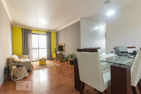 Sala e Sala de jantar de apartamento para alugar com 3 quartos, 90m² em Vila Nossa Senhora das Vitorias, Mauá
