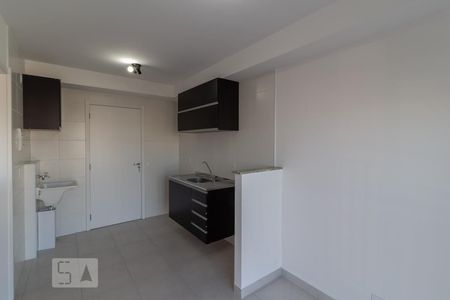 Sala / Cozinha / Lavanderia de apartamento à venda com 1 quarto, 28m² em Vila Palmeiras, São Paulo