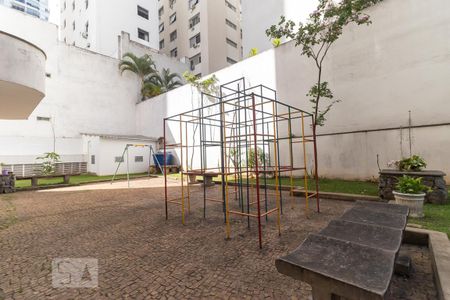 Área Comum - Playground de kitnet/studio para alugar com 1 quarto, 30m² em Cerqueira César, São Paulo