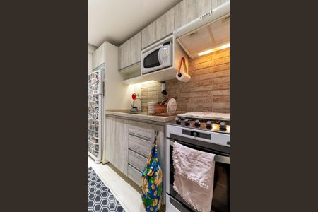Cozinha de kitnet/studio para alugar com 1 quarto, 30m² em Cerqueira César, São Paulo