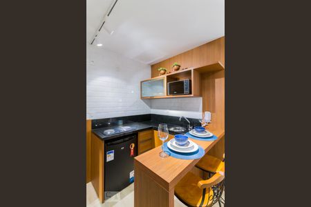 Cozinha de kitnet/studio à venda com 1 quarto, 38m² em Centro, Guarulhos