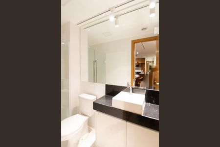 Banheiro de kitnet/studio à venda com 1 quarto, 38m² em Centro, Guarulhos