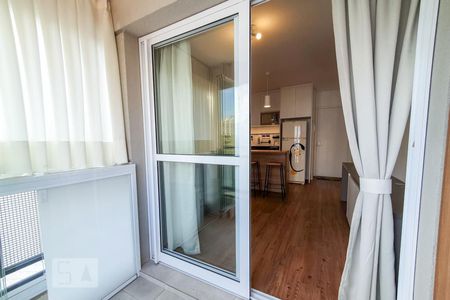 Varanda da Sala de apartamento para alugar com 1 quarto, 40m² em Vila Pompéia, São Paulo