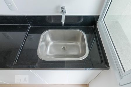 Sala/Cozinha de apartamento para alugar com 1 quarto, 42m² em Vila Clementino, São Paulo