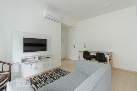 Sala/Cozinha de apartamento para alugar com 1 quarto, 42m² em Vila Clementino, São Paulo