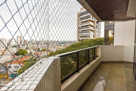 Varanda da Sala de apartamento à venda com 4 quartos, 150m² em Vila Maria Alta, São Paulo