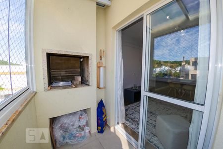 Sacada com churrasqueira de apartamento para alugar com 3 quartos, 150m² em Jurere Leste, Florianópolis