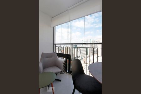 Varanda de kitnet/studio para alugar com 1 quarto, 24m² em Consolação, São Paulo