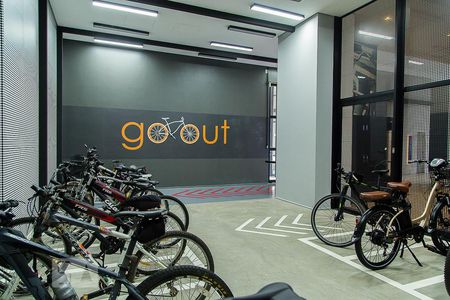 Studio para alugar com 29m², 1 quarto e sem vaga Studio para alugar com 29m², 1 quarto e sem vagaÁrea comum - Bicicletário
