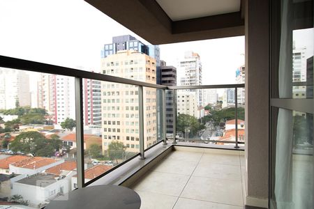 Studio para alugar com 29m², 1 quarto e sem vaga Studio para alugar com 29m², 1 quarto e sem vagaVaranda