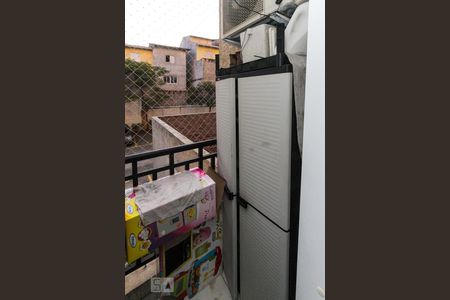 Apartamento à venda com 55m², 2 quartos e 1 vagaVaranda do quarto