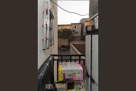 Apartamento à venda com 55m², 2 quartos e 1 vagaVaranda do quarto