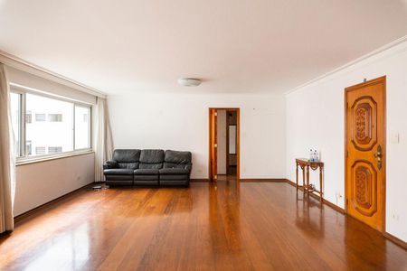 Sala de apartamento à venda com 4 quartos, 214m² em Higienópolis, São Paulo