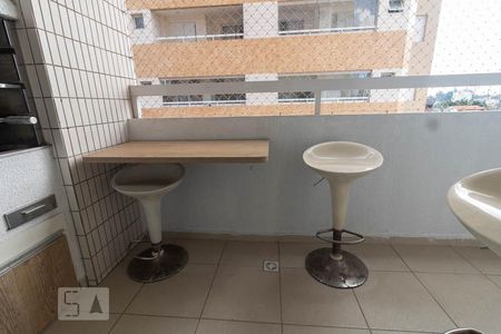 Varanda da Sala de apartamento para alugar com 3 quartos, 92m² em Jardim Bela Vista, Santo André