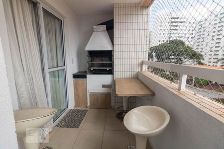 Varanda da Sala de apartamento para alugar com 3 quartos, 92m² em Jardim Bela Vista, Santo André