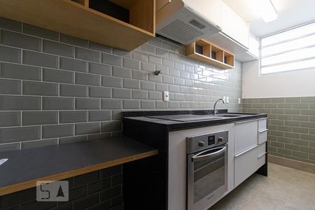 Cozinha de kitnet/studio à venda com 1 quarto, 27m² em Consolação, São Paulo