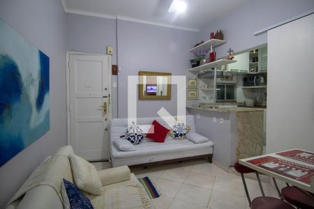 Sala de apartamento à venda com 1 quarto, 40m² em Leme, Rio de Janeiro