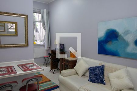 Sala de apartamento para alugar com 1 quarto, 40m² em Leme, Rio de Janeiro